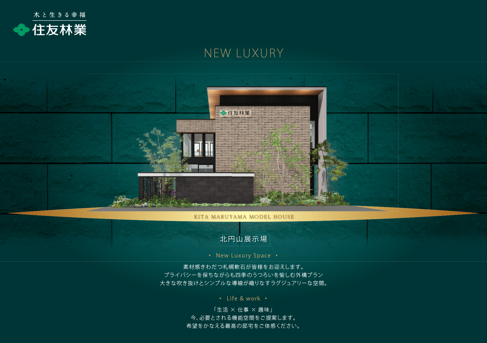 住宅展示場チラシ